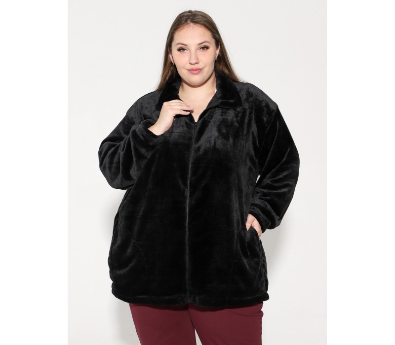 Куртка из экстрасофта черная 