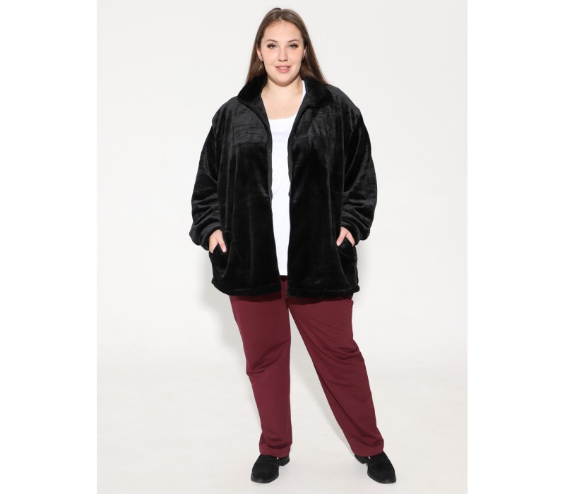 Куртка из экстрасофта черная 