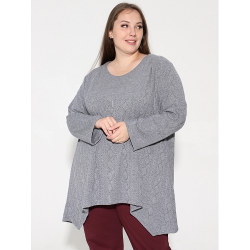 Туника "Эльза" темно-серая