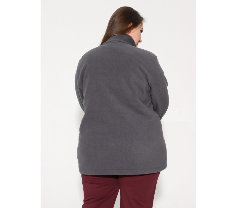 Куртка флисовая графит 