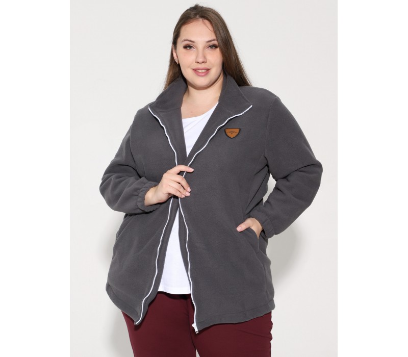 Куртка флисовая графит 