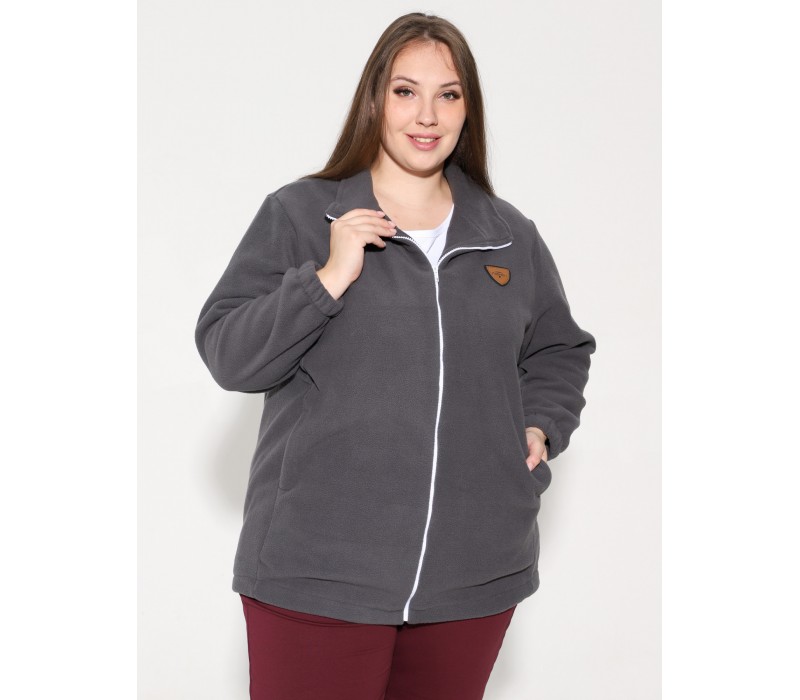 Куртка флисовая графит 