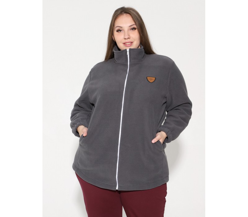 Куртка флисовая графит 