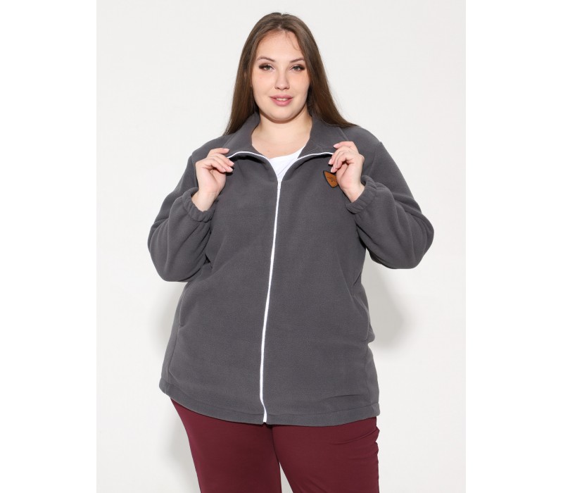 Куртка флисовая графит 