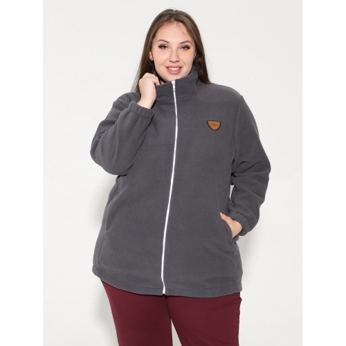 Куртка флисовая графит