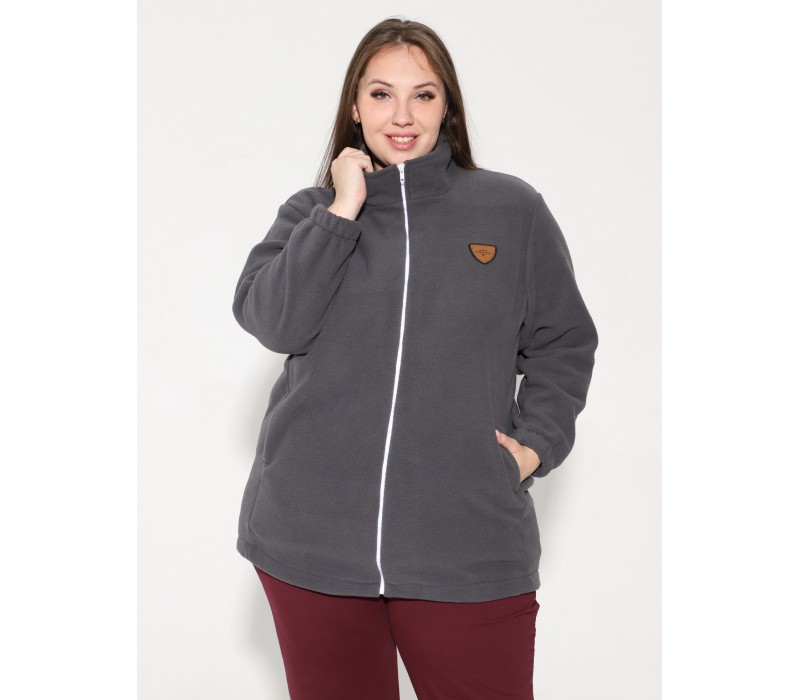 Куртка флисовая графит 