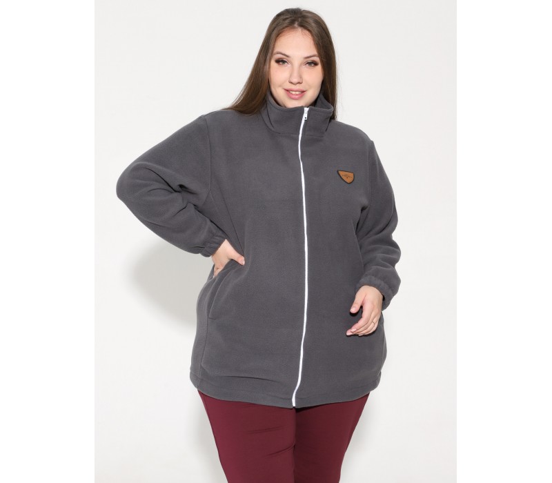 Куртка флисовая графит 
