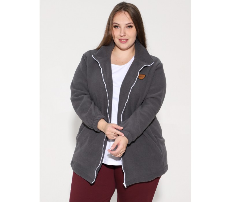 Куртка флисовая графит 