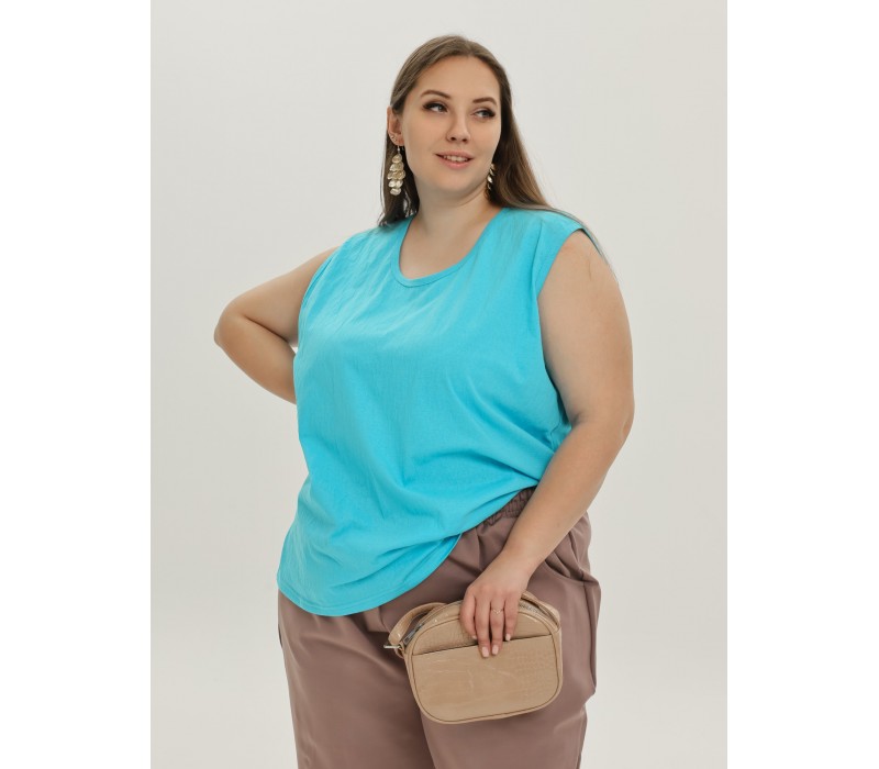 Майка Маргарита голубая 