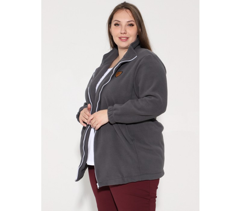 Куртка флисовая графит 