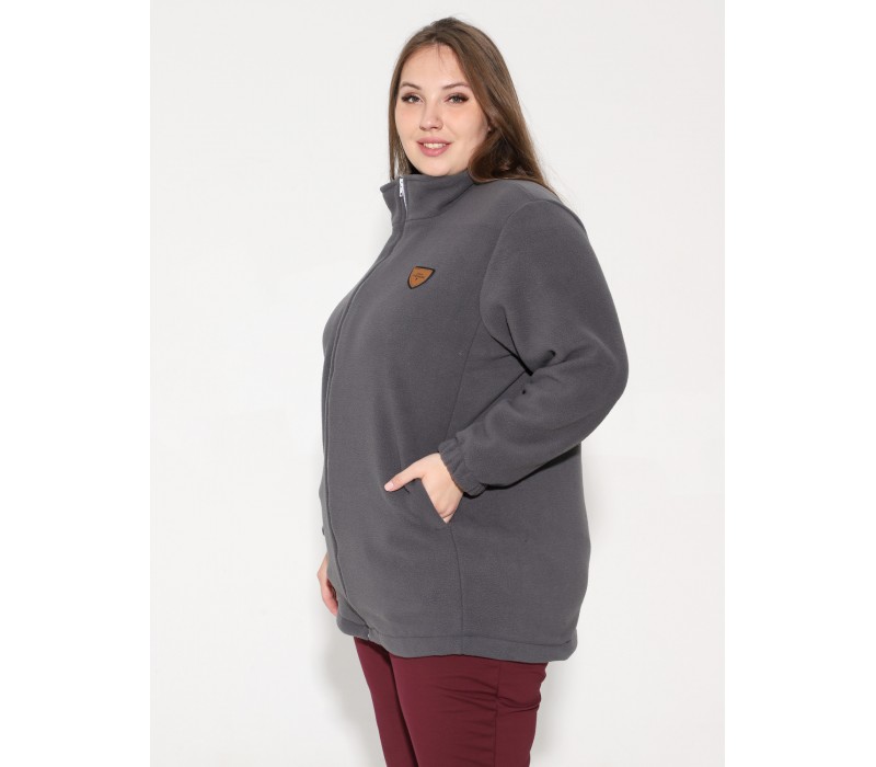 Куртка флисовая графит 