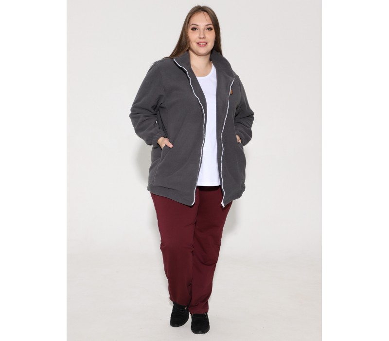 Куртка флисовая графит 