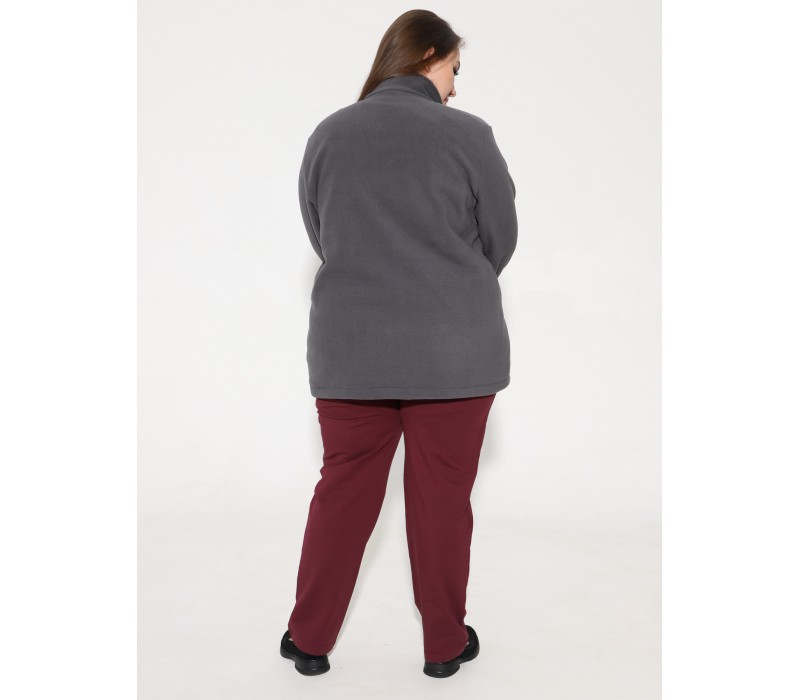 Куртка флисовая графит 