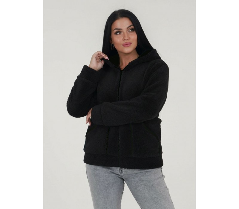 Куртка велсофт черная 