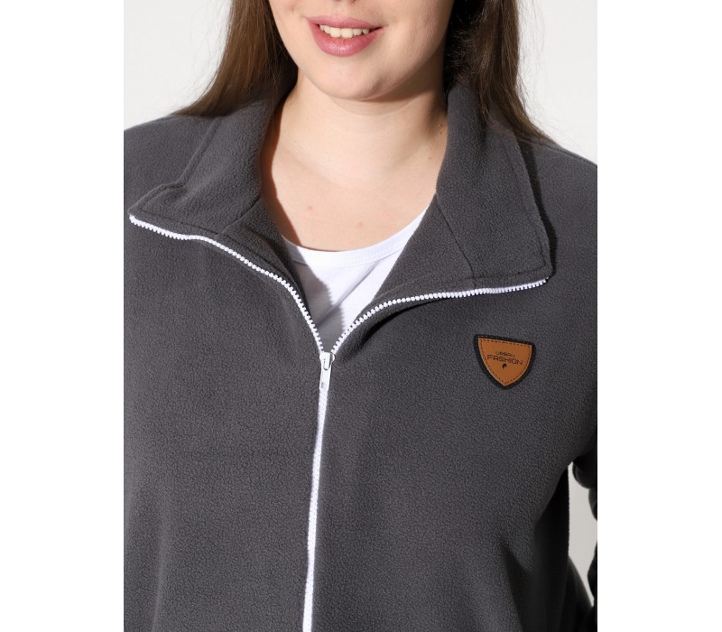 Куртка флисовая графит 