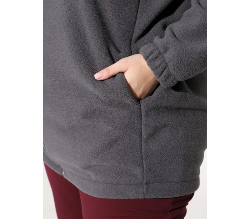 Куртка флисовая графит 