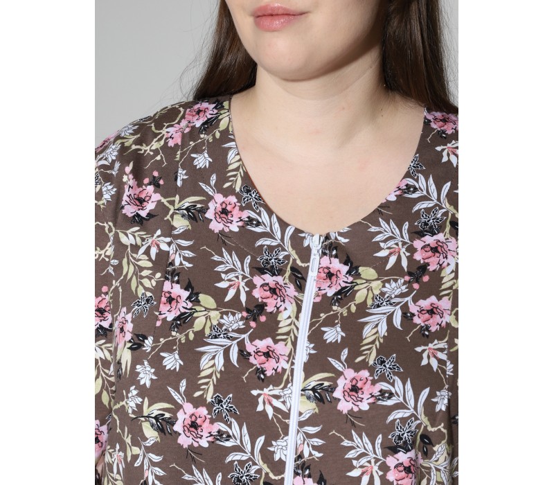 Халат Зима коричневый 