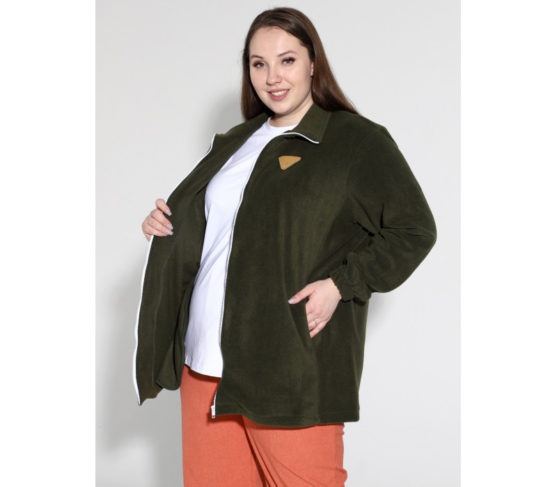 Куртка флисовая хаки 