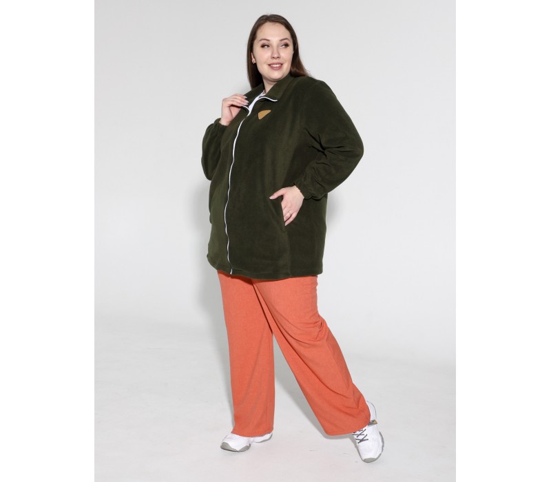 Куртка флисовая хаки 