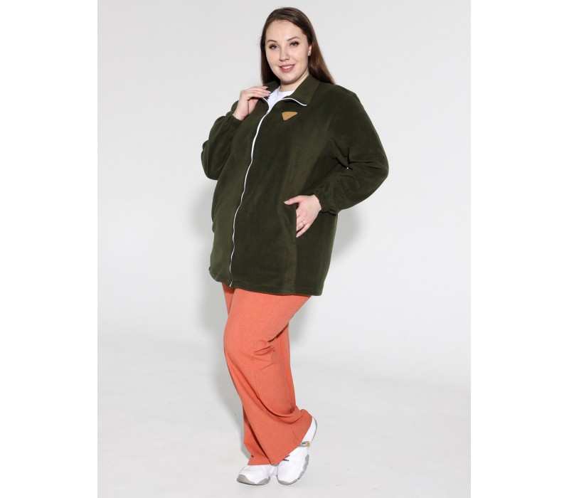 Куртка флисовая хаки 