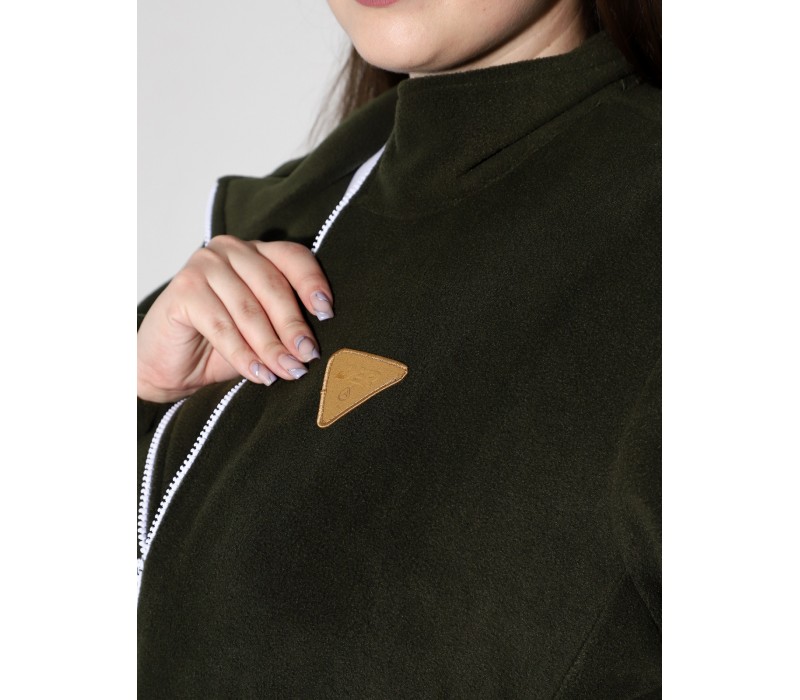 Куртка флисовая хаки 