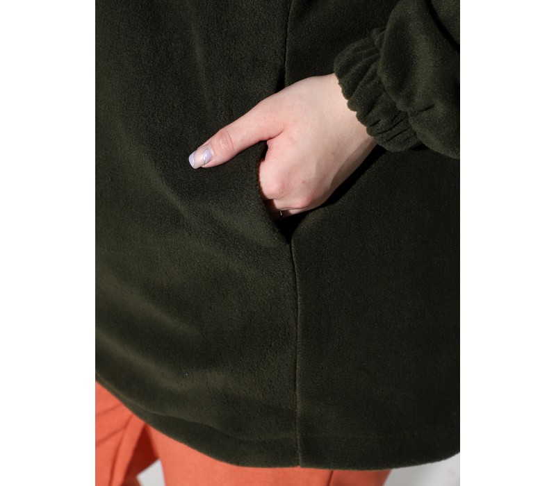 Куртка флисовая хаки 