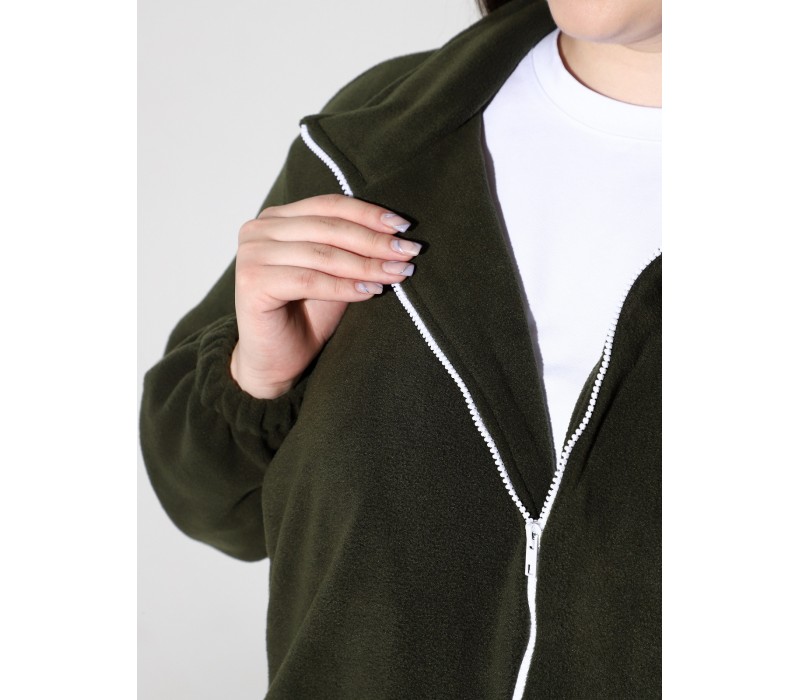 Куртка флисовая хаки 