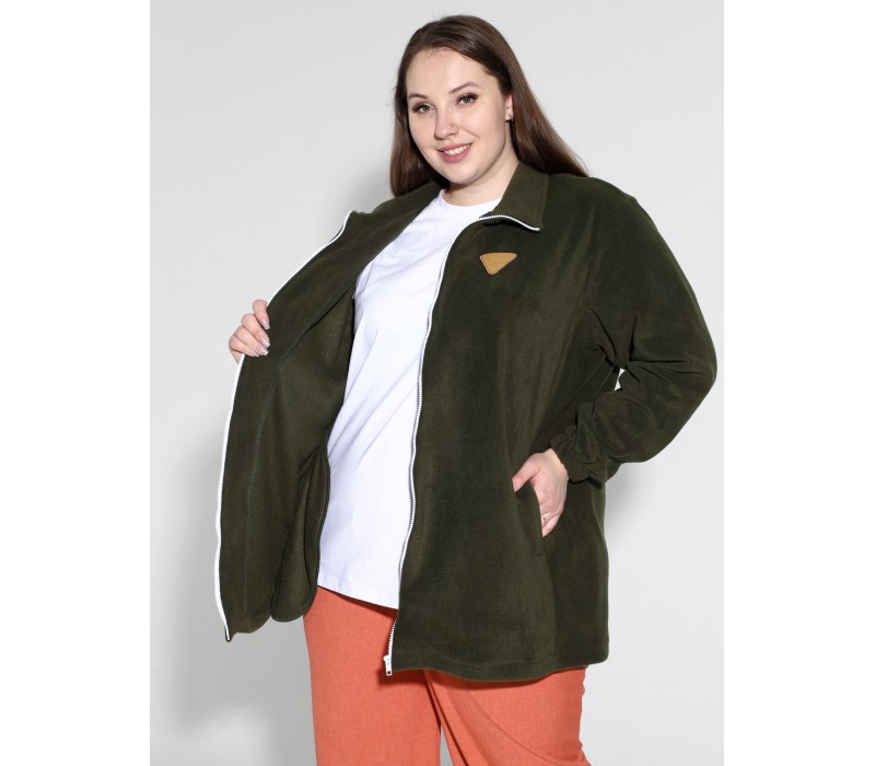 Куртка флисовая хаки 