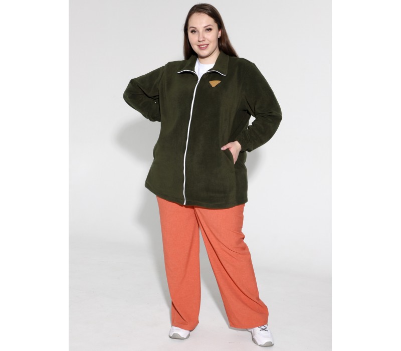 Куртка флисовая хаки 