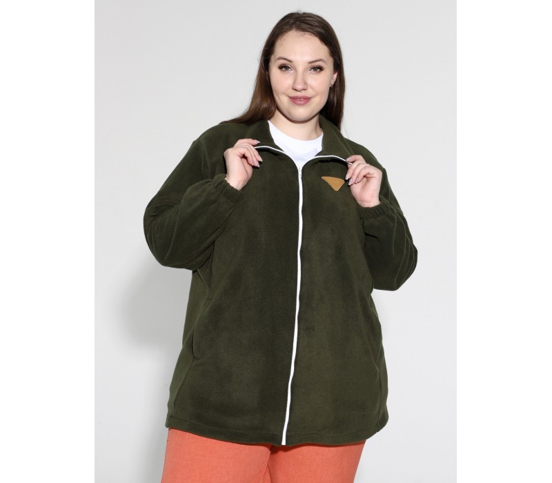 Куртка флисовая хаки 