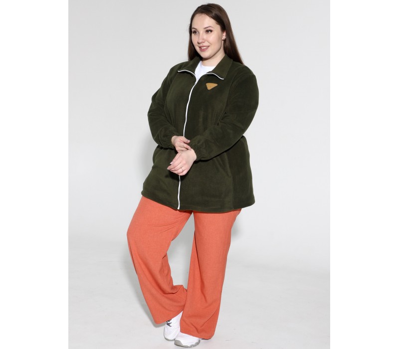 Куртка флисовая хаки 