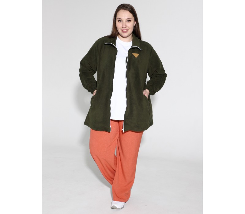 Куртка флисовая хаки 