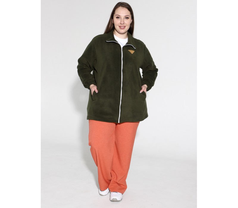 Куртка флисовая хаки 