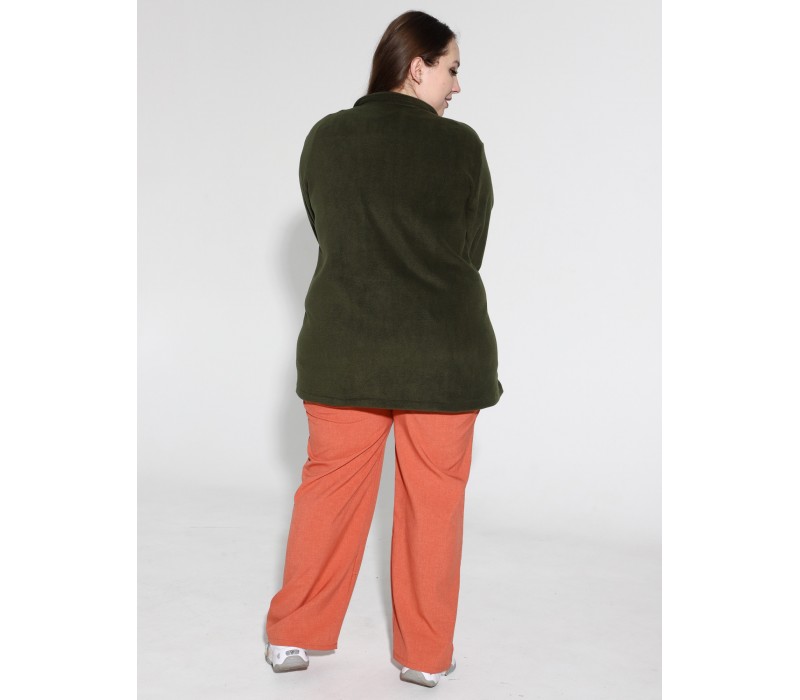 Куртка флисовая хаки 