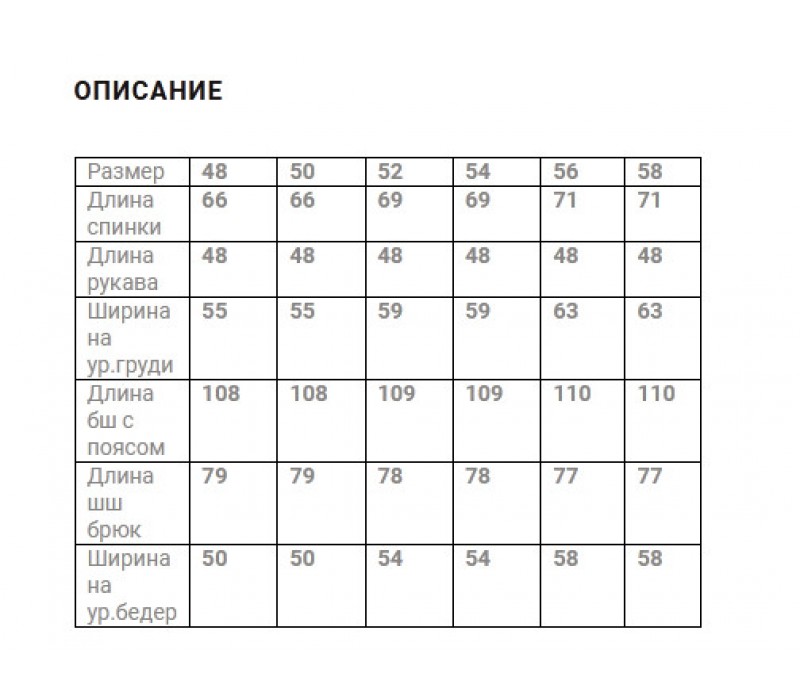 Костюм 