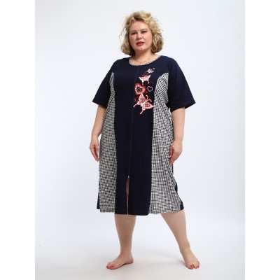 Халат "Дженни" чернильный