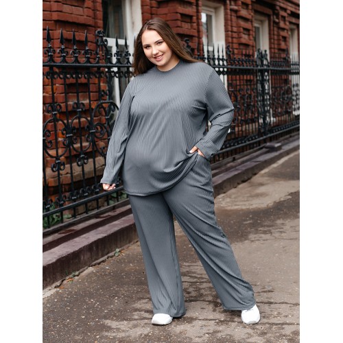 Брюки "Береста" серый