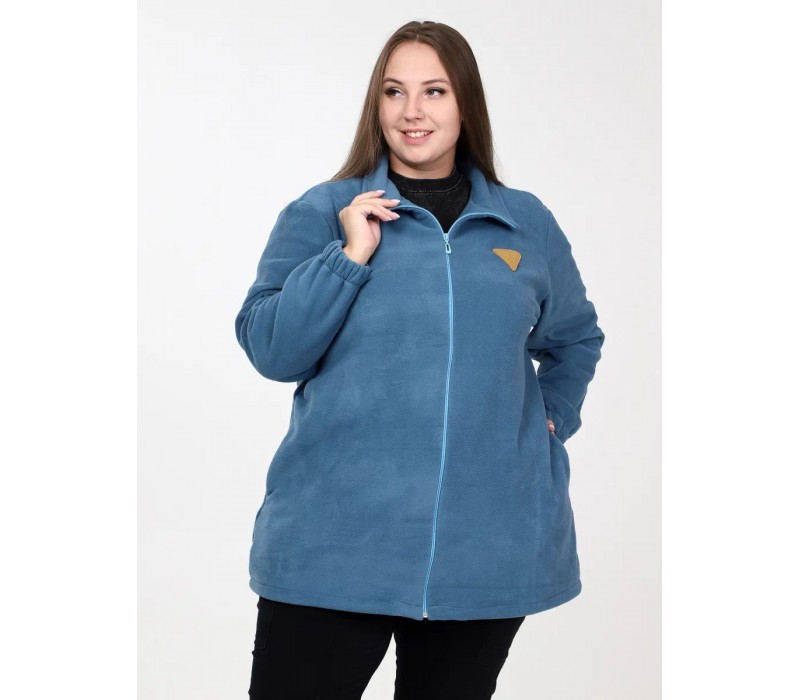 Куртка флисовая темно-голубой 