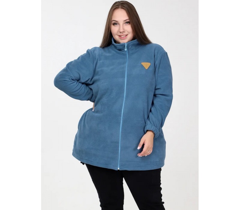Куртка флисовая темно-голубой 