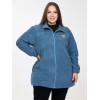 Куртка флисовая темно-голубой 