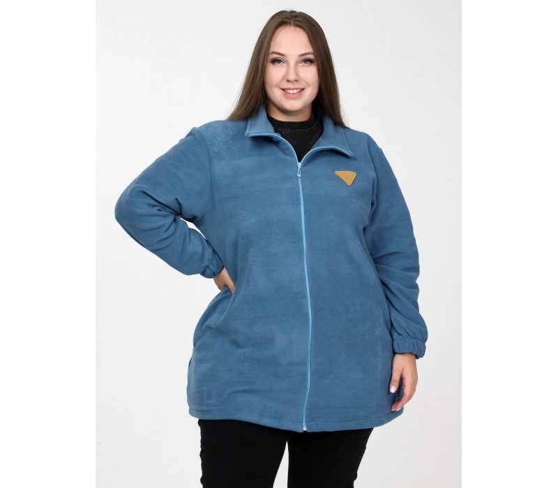 Куртка флисовая темно-голубой 