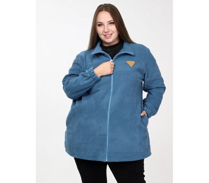 Куртка флисовая темно-голубой 