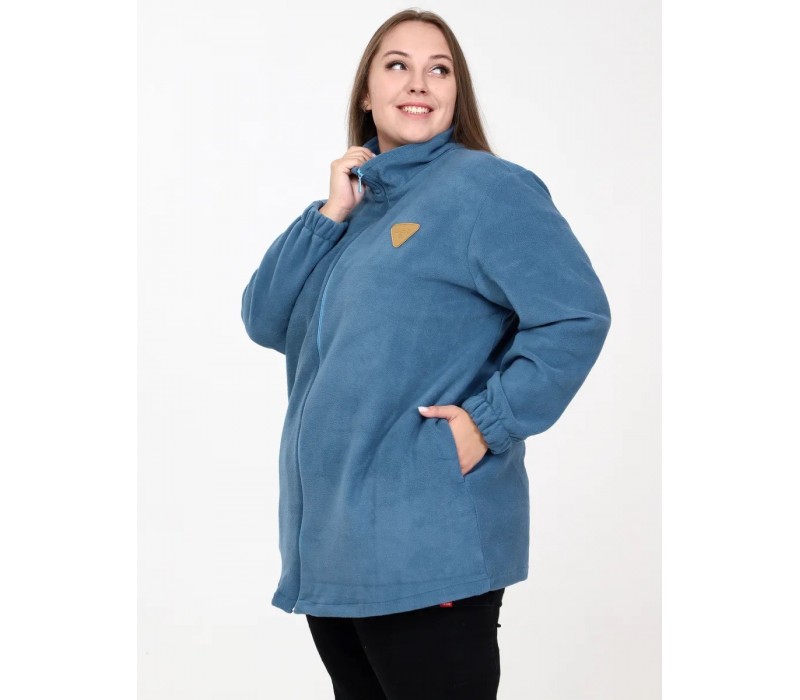Куртка флисовая темно-голубой 