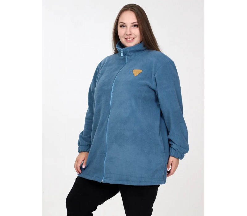 Куртка флисовая темно-голубой 