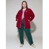 Куртка флис темно-красная 