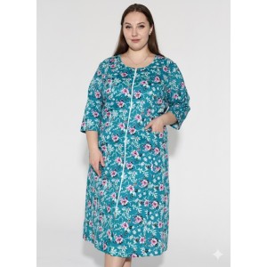 Халат "Зима" бирюза