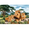 Гобеленовое Панно "Африканские львы" (75х50)