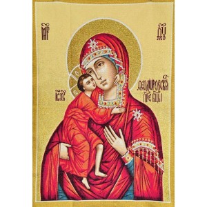 Гобеленовое Панно "Икона Богородица Фёдоровская" (48х70)